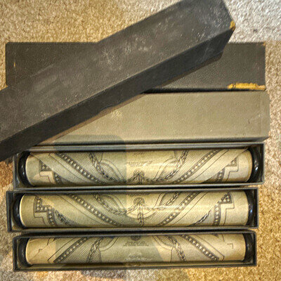 3 x The Aeolian Co. Metrostyle Pianola Rolls