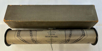 Full Scale Themodist T82246 Fanfare Militaire Op40 Ascher Piano Music Roll