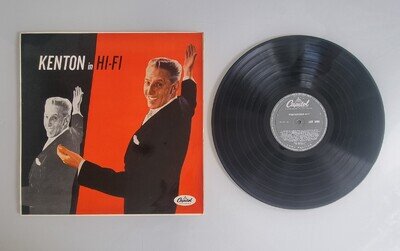 Stan Kenton Vinyl In Hifi 1956 12" LP Capitol Records Jazz 1st pressing VG 1950s