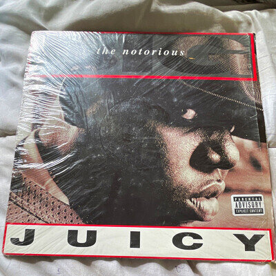 The Notorious B.I.G. Juicy 12" Black Vinyl Single 33 RPM Bad Boy 1994