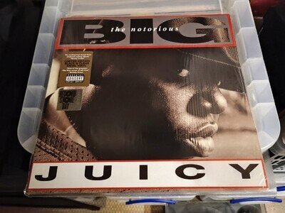 Notorious B.I.G JUICY Black+Clear RSD 12” Single Vinyl Record