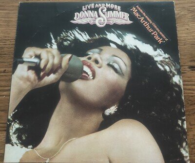 Donna Summer Live And More 1978 Album Vinyl Record First Press Disco Soul Funk