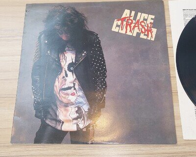 Alice Cooper - Trash LP Album 12" Record Vinyl Rock Metal 1989 EX/VG