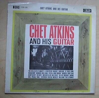 CHET ATKINS CHET ATKINS AND HIS GUITAR LP 1961 (DISC VG) UK
