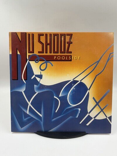 NU SHOOZ Poolside 1986 Album Vinyl Record LP EX/VG