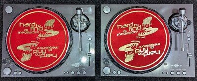 Stanton STR8-150 - Direct Drive DJ Turntables inc MKII DJ Carts (Pair) (Blue)