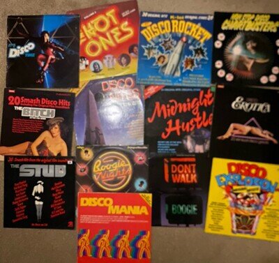 Disco Vinyl LPs Bundle 13 x Record Albums Various Artists