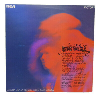 Hot Tuna Self Titled Live Album Vinyl Record 1970 BP15
