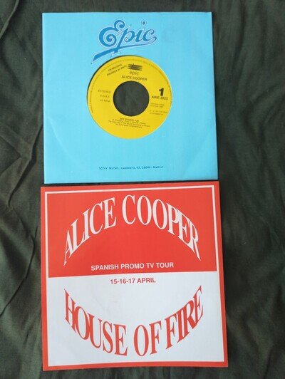 Alice Cooper,Hey Stupid, Spanish Promo,7 Inch Vinyl