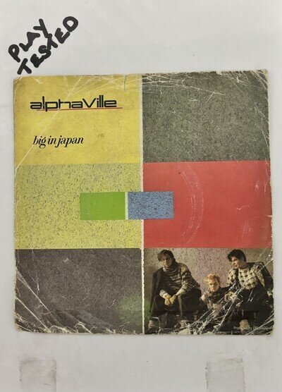 Alphaville - Big in Japan 7" Single Vinyl Record WEA Records 24 9505 7 - 1984