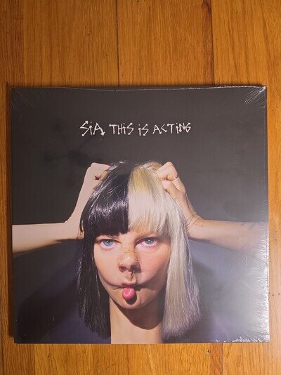 Sia - This Is Acting -Black & White Liquid Filled Vinyl LP-Sealed
