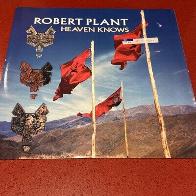 Robert Plant Heaven Knows UK 12” Vinyl Record Single includes BIG LOG on side 2