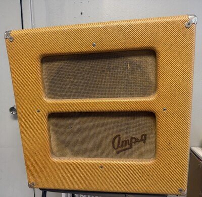 1950’s Vintage Ampeg Bassamp Tweed Tube AMP W/Jensen P15N Speaker As Is
