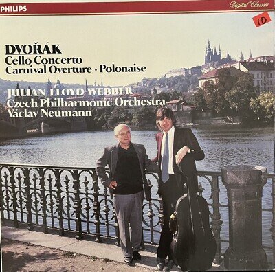 DVORAK LP Cello Concerto Julian Lloyd Webber Czech Philharmonic OrchestraNM/VG++