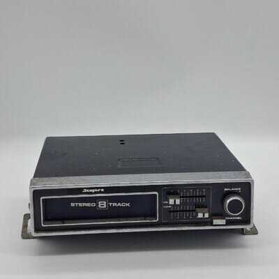 Vintage Sceptre SL-1000 Stereo 8 Track Tape Player Under Dash Car Audio Japan