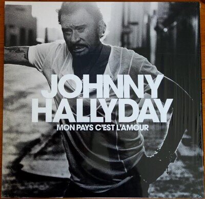 Johnny Hallyday Mon Pays C'est L'amour LP vinyl France Warner 2018 limited