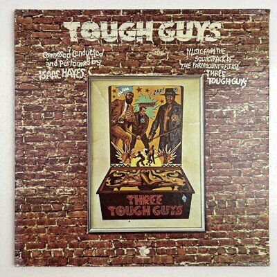 Isaac Hayes Tough Guys Vinyl LP Record Soundtrack 1974 ENS7504 Album EX/VG+