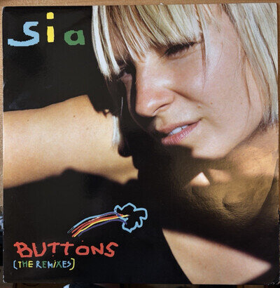 SIA * BUTTONS (THE REMIXES) * 12" VINYL EP (2009) MAELT 102 PLAYS GREAT