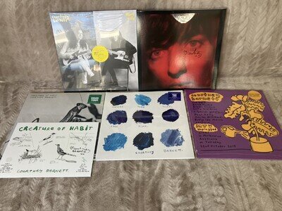 *Bundle* Courtney Barnett - 5 x LPs (signed/sealed and RT Exclusive), superb