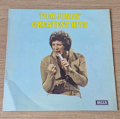 Tom Jones Tom Jones' Greatest Hits Decca 12" Black Vinyl LP 33 RPM Card Sleeve