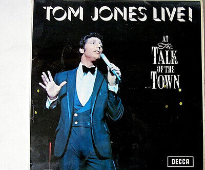 Tom Jones - Live! At The Talk Of The Town - Mono LP - Decca - Plays throughout!