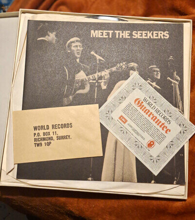 The Seekers Meet The Seekers 12" LP Black Vinyl World Record Club 1960s Pop