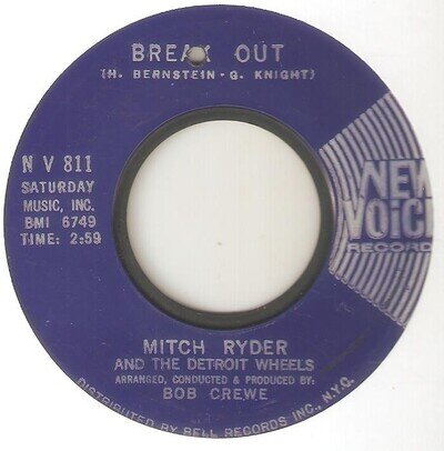 MITCH RYDER Break Out NEW VOICE NORTHERN SOUL USA 45