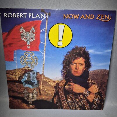 Robert Plant Now And Zen Vinyl LP 1988 UK Es Paranza WX149 Led Zeppelin VG+