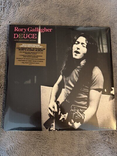 RORY GALLAGHER - DEUCE - 3-LP SET 180-GRAM-VINYL NEW, SEALED 50th Anniversary