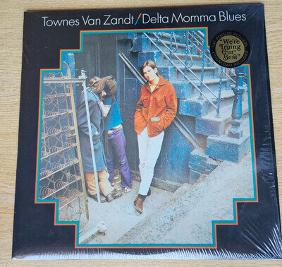 Townes Van Zandt ‎– Delta Momma Blues Vinyl LP NM