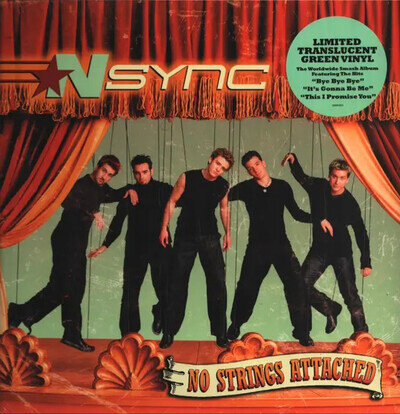 *nsync No Strings Attached Translucent Green Vinyl LP New