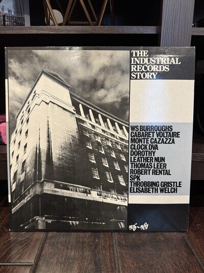 RARE Throbbing Gristle Cabaret Voltaire - Industrial Records Story Vinyl
