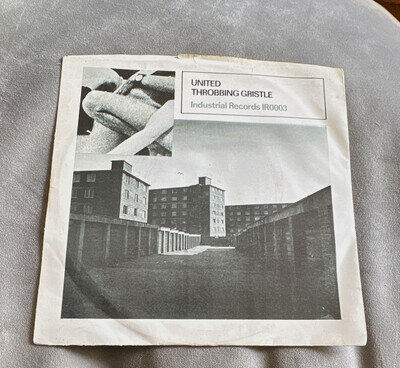 Throbbing Gristle United / Zyklon B Zombie 1980 7" White 45RPM Single IR0003