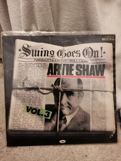 Artie Shaw Swing Goes On! Vol 3 Vinyl LP EMI Electrola 1C 054-52 712 Germany