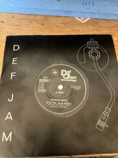 Beastie Boys Its the new style 7" record,in vgc