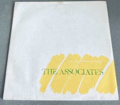 The Associates Tell Me Easter's On Friday 1981 UK 12" Vinyl Single