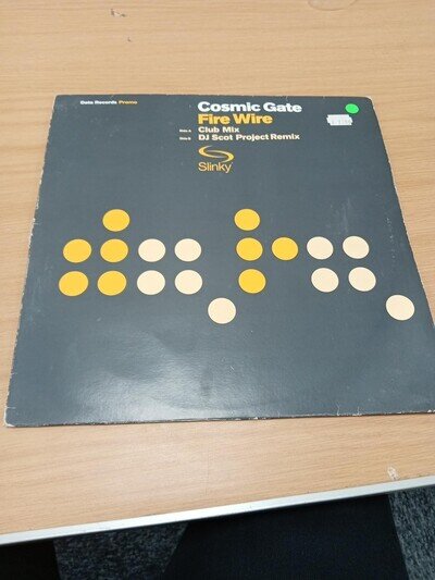 Cosmic Gate – Fire Wire 12" Vinyl Promo DATA24P1 DJ Scot Project Remix Trance