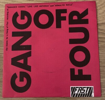 GANG OF FOUR - DAMAGED GOODS - Original FAST PRODUCTS - NEAR MINT. WIRE ,