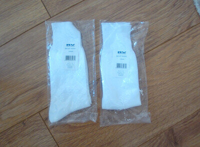 ROCH VALLEY BALLET SOCKS WHITE SIZE. 7.5- 11 ADULT UNISEX 2 PAIRS