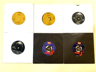 MARC BOLAN / T.REX 6 DIFFERENT ORIGINAL VINYL 7" SINGLE 1970'S SINGLES