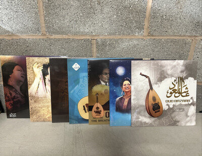 Classic Arabic 12" Vinyl LP Bundle x 7 New Sealed Umm Kulthum Salah Rajab Tarab