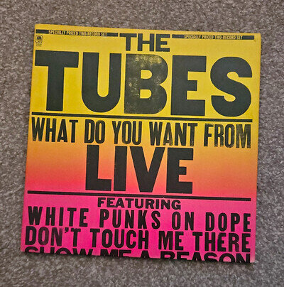 The Tubes - What Do You Want From Live 2xLP 12" Vinyl A&M 1978 AMLM 64880