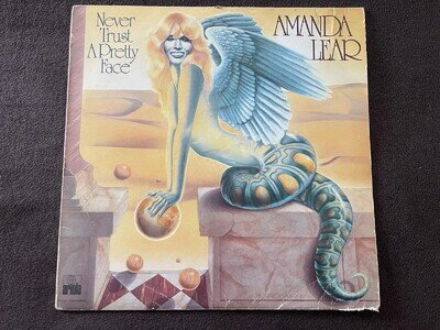 AMANDA LEAR Never Trust A Pretty Face EX+ LP disco 1979