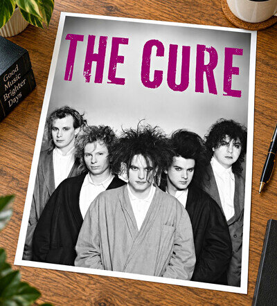 The Cure Band Photo Poster Print , A4 Unframed