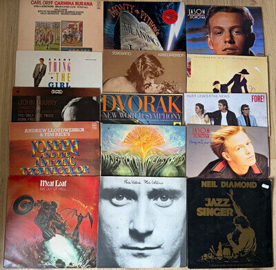 38 x Vinyl LP 12” Record Collection Job Lot 60s 70s 80s Pop Rock easy listening