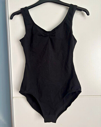 Women’s Ballet Dance Leotard Bodysuit, Black, Size M - Leotards & Unitards