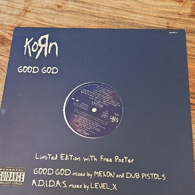 Korn Good God / A.D.I.D.A.S. Mixes 12" Vinyl 33RPM Ltd Epic 1997 664658 6