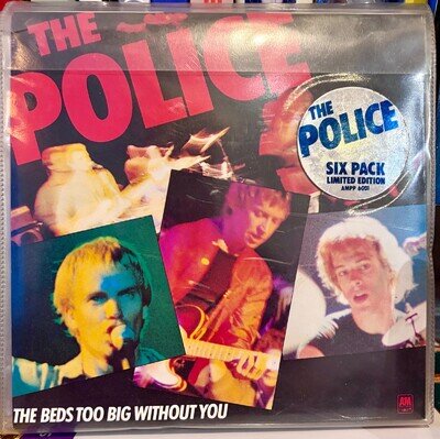 THE POLICE 6 Pack A&M AMPP 6001 Limited Edition 6 x BLUE VINYL, Singles Unplayed