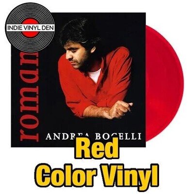 Andrea Bocelli - Romanza - Red Color Vinyl Record 2LP