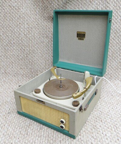 SUPERB DANSETTE MAJOR VINTAGE RECORD PLAYER -FULLY SERVICED & WORKING